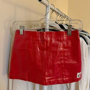 Highrack studios red mini skirt - xs